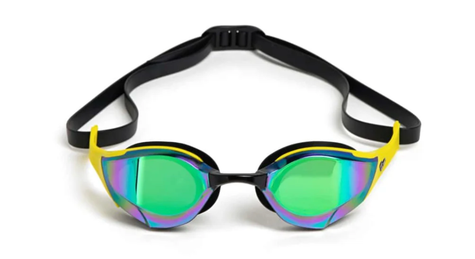 Arena - Cobra Edge Swipe Mirror Goggles - Emerald-yellow-black