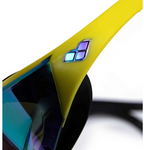 Arena - Cobra Edge Swipe Mirror Goggles - Emerald-yellow-black