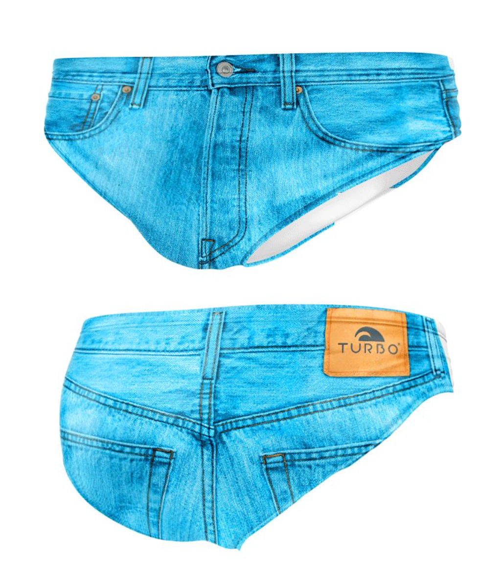 Turbo - WATER POLO Trunks - Jeans sky blue