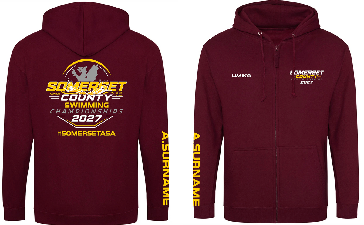 Somerset Counties 2027 – Cotton Zipped Hoodie