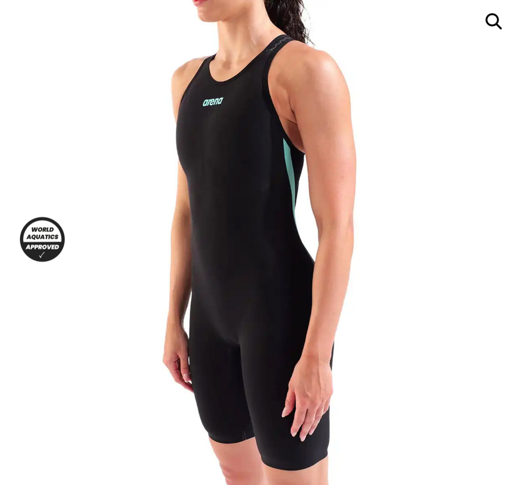 Arena - Women's Powerskin Carbon-AIR3 Open Back - Black / Teal