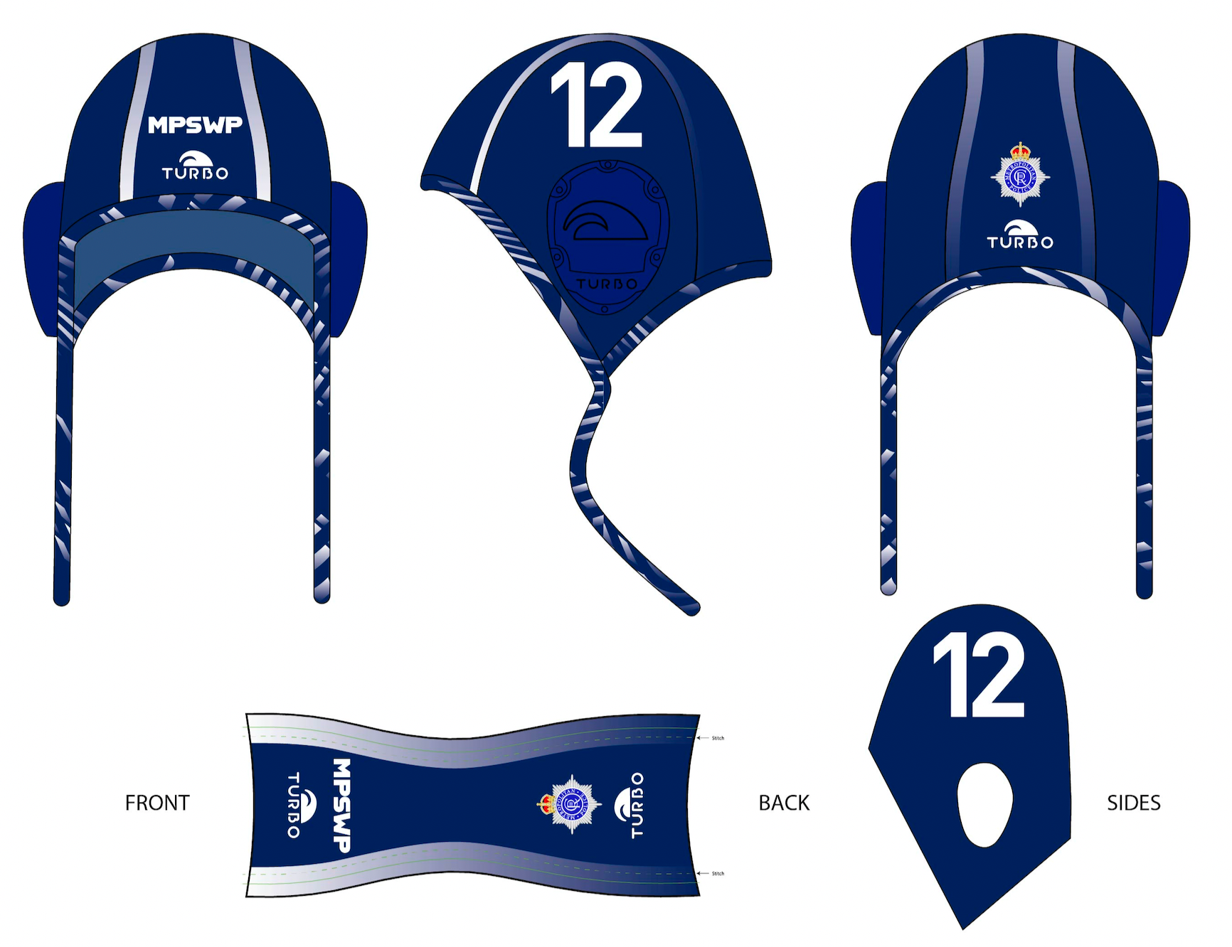 MPSWP - Water Polo caps - Turbo