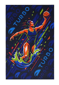 Cotton / Microfibre towel - 145 x 100cm - Neon Breakwater