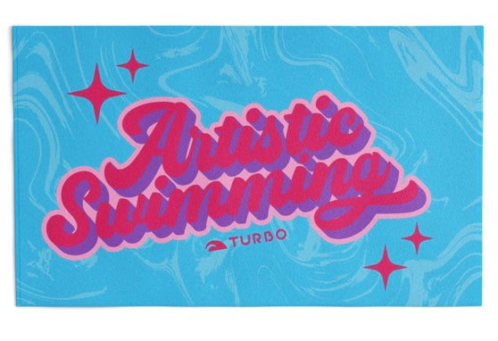 Cotton / Microfibre towel - 145 x 100cm - Artistic Waves