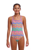 Funkita - Jig Jag - Girls Eco Single Strap One Piece