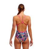 Funkita - Lolly Leopard - Ladies Eco Single Strap One Piece