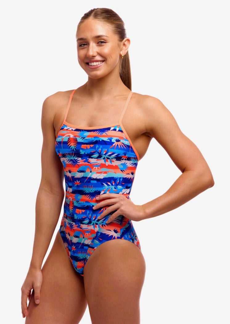 Funkita - Forever Fossil - Ladies Eco Single Strap One Piece