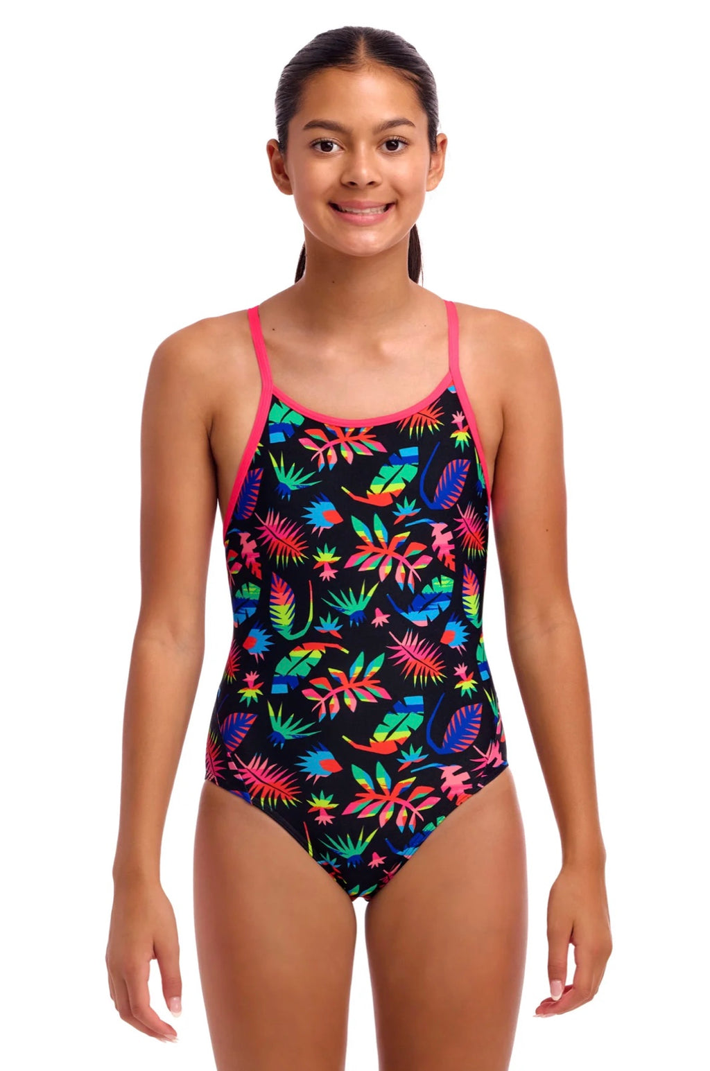 Funkita - Lost Leaf - Girls Eco Diamond Back One Piece