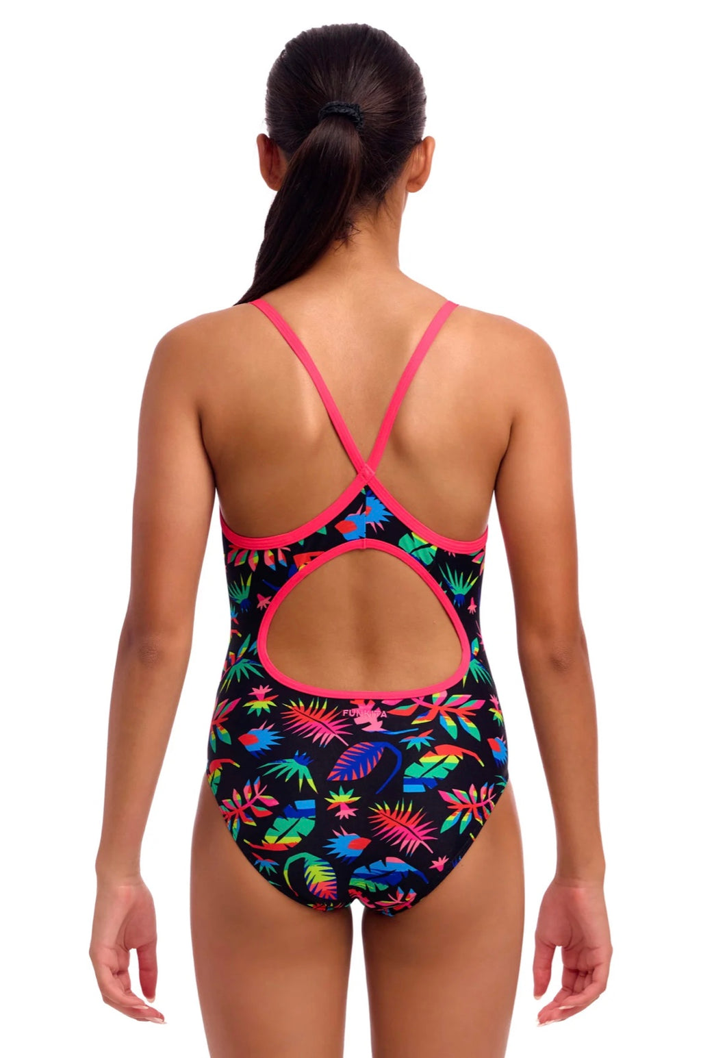 Funkita - Lost Leaf - Girls Eco Diamond Back One Piece