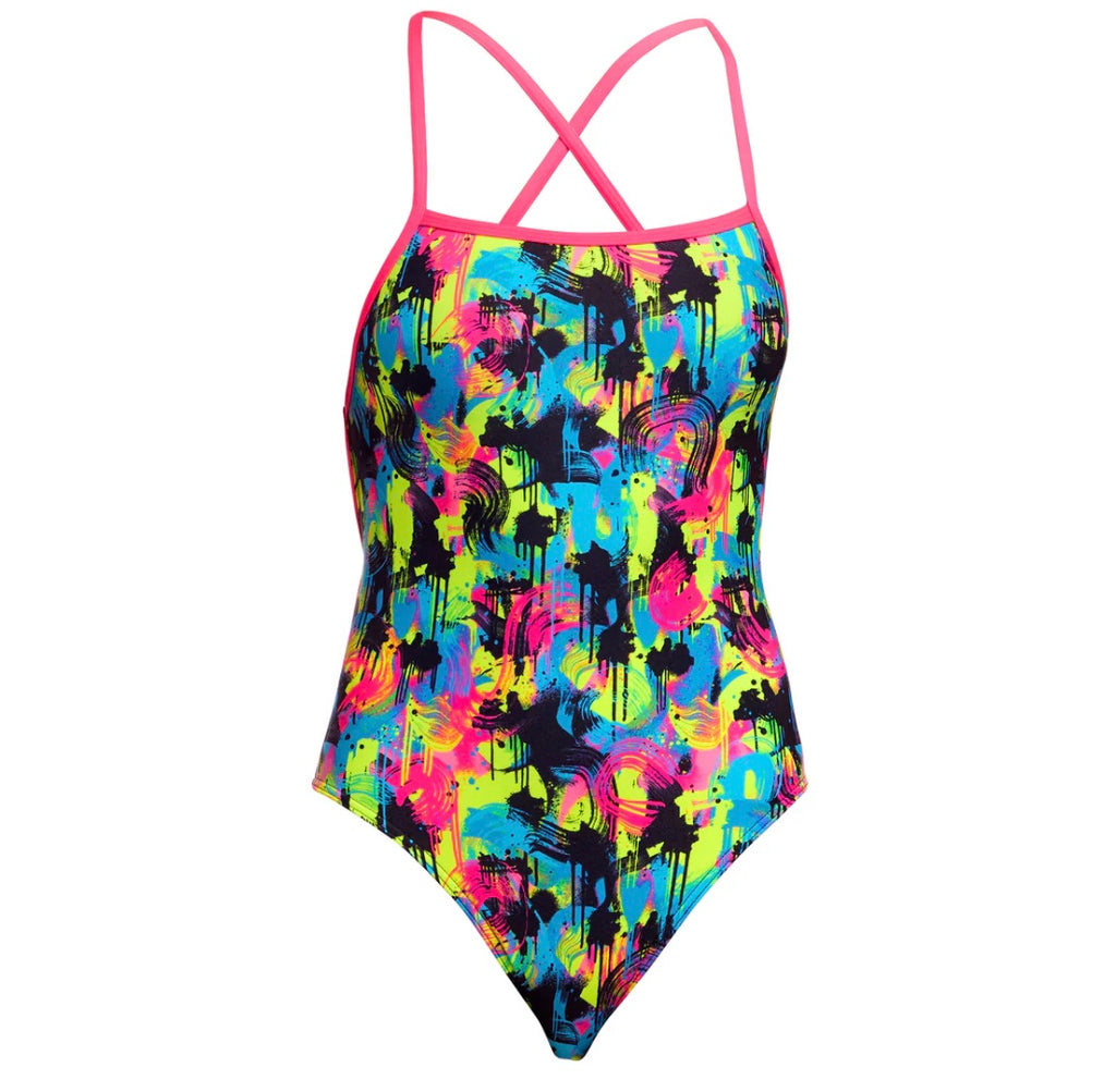 Funkita - Blotchy Babe - Ladies Strapped In One Piece