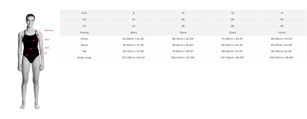 Funkita - Warped Waves - Girls Eco Fast Training One Piece