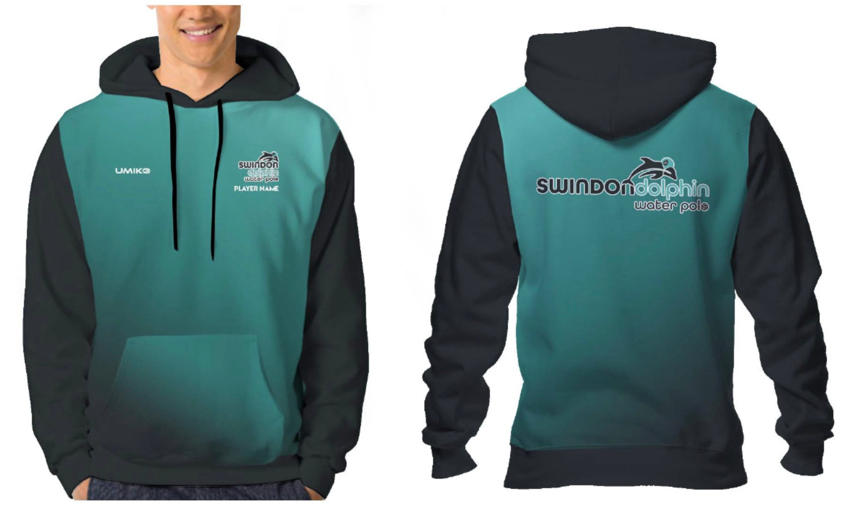 Swindon Dolphins Water Polo - Tech Hoodie - Umiko