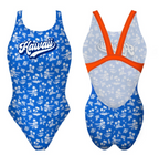 Turbo - Wide strap Swimming costume - Vintage Hawaii