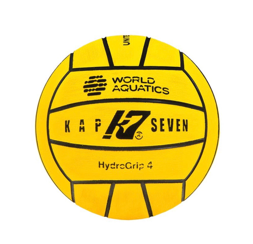 KAP 7 World Aquatics-  Size 4 Water Polo Ball Yellow