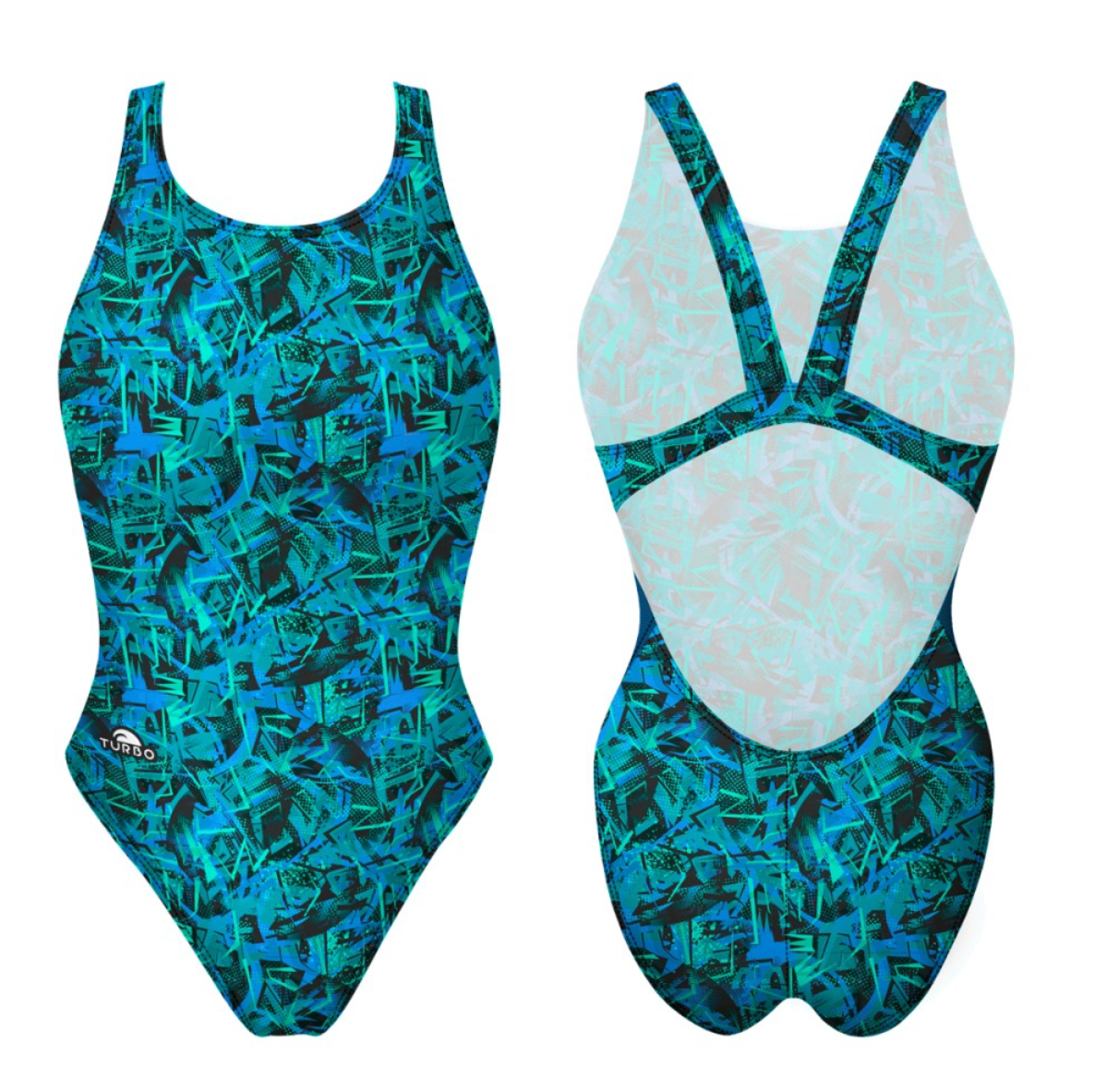 Turbo - Wide strap Swimming costume - Strap Volt