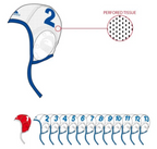 Turbo Next Generation - set of 28 customised water polo caps