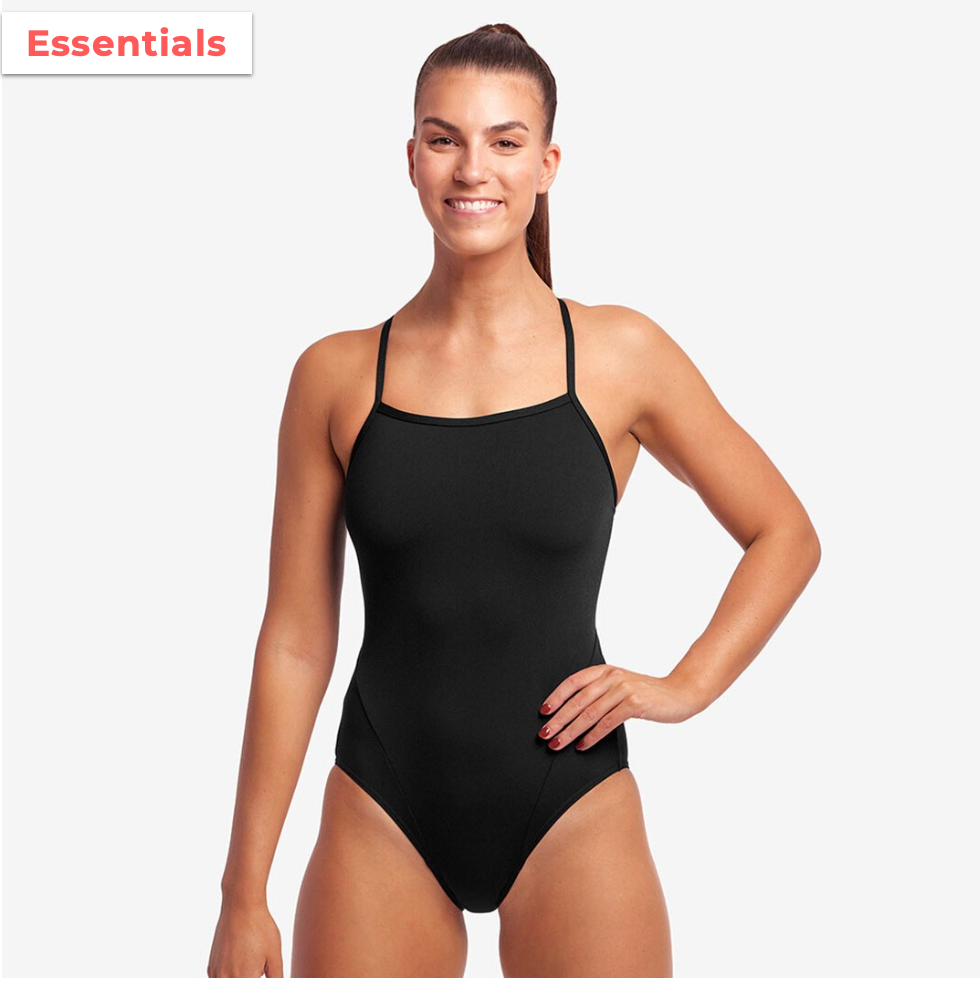 Funkita - Swim Secure One Piece- Still Black