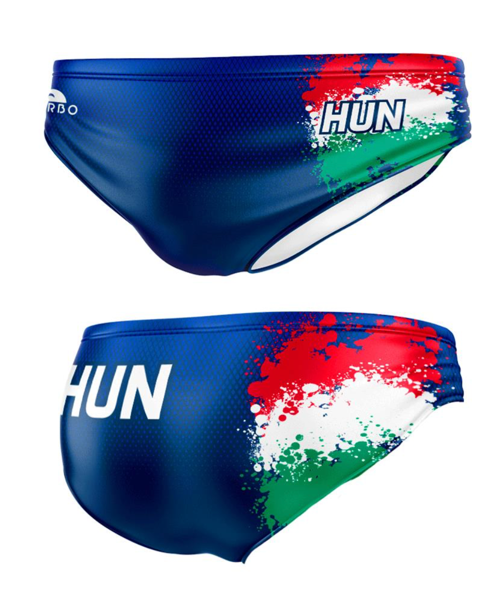 Turbo - WATER POLO Trunks - Hungary Paint