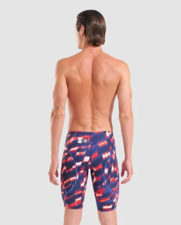 Arena Men's Powerskin ST Next Aqua Gleam Jammer - Red/White/Blue