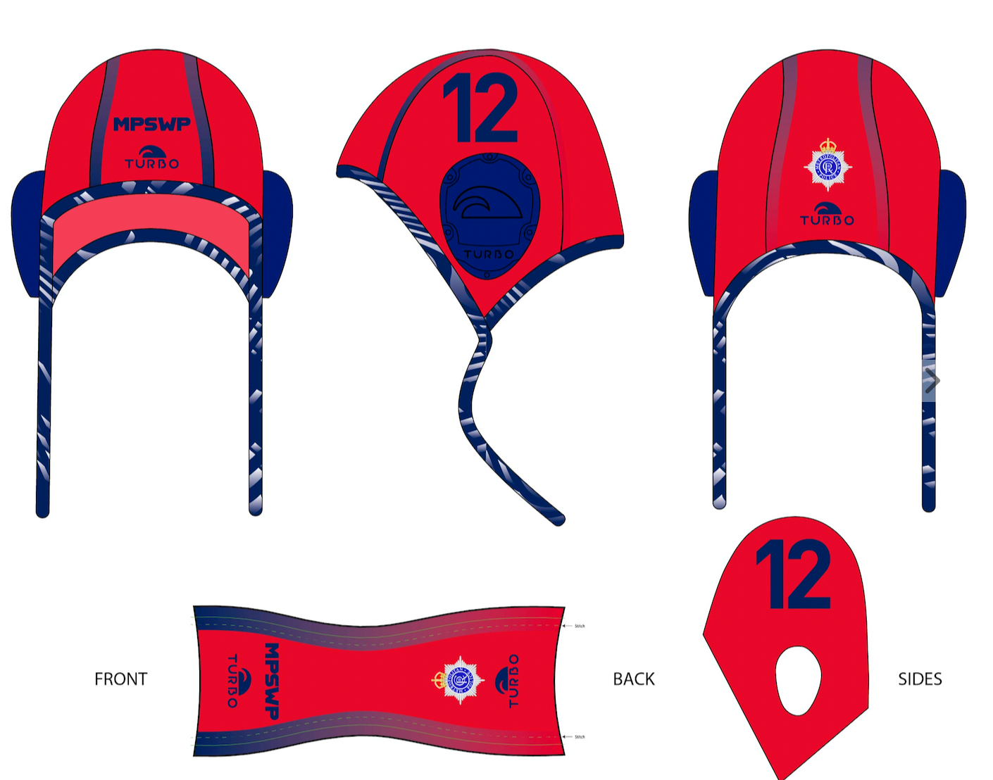 MPSWP - Water Polo caps - Turbo