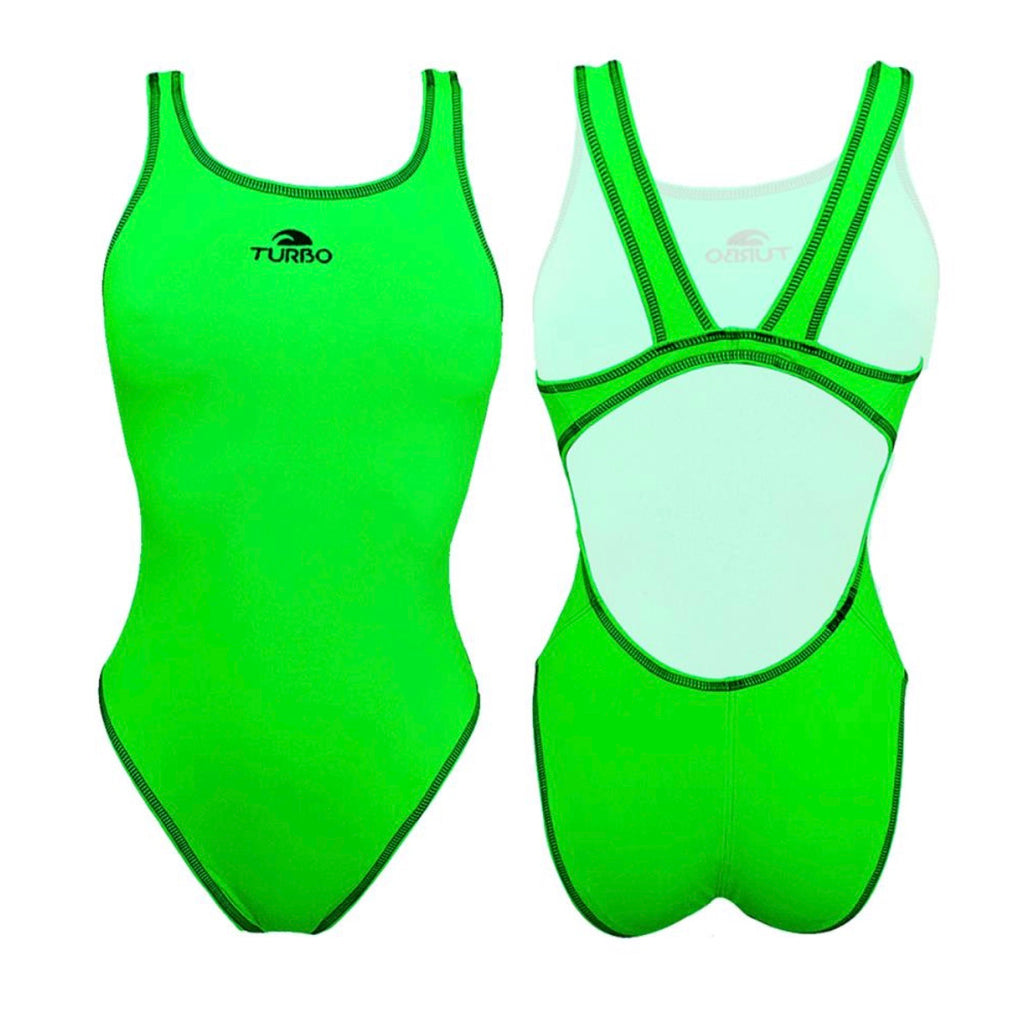 Turbo - Comfort Swimming costume - Fluo Green