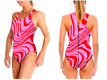 New 2026 - Water Polo Costume - Umiko Wavy - Red/Pink
