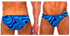 New 2026 - Water Polo Trunks - Umiko Wavy - Blue