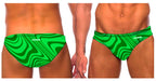 New 2026 - Water Polo Trunks - Umiko Wavy - Green