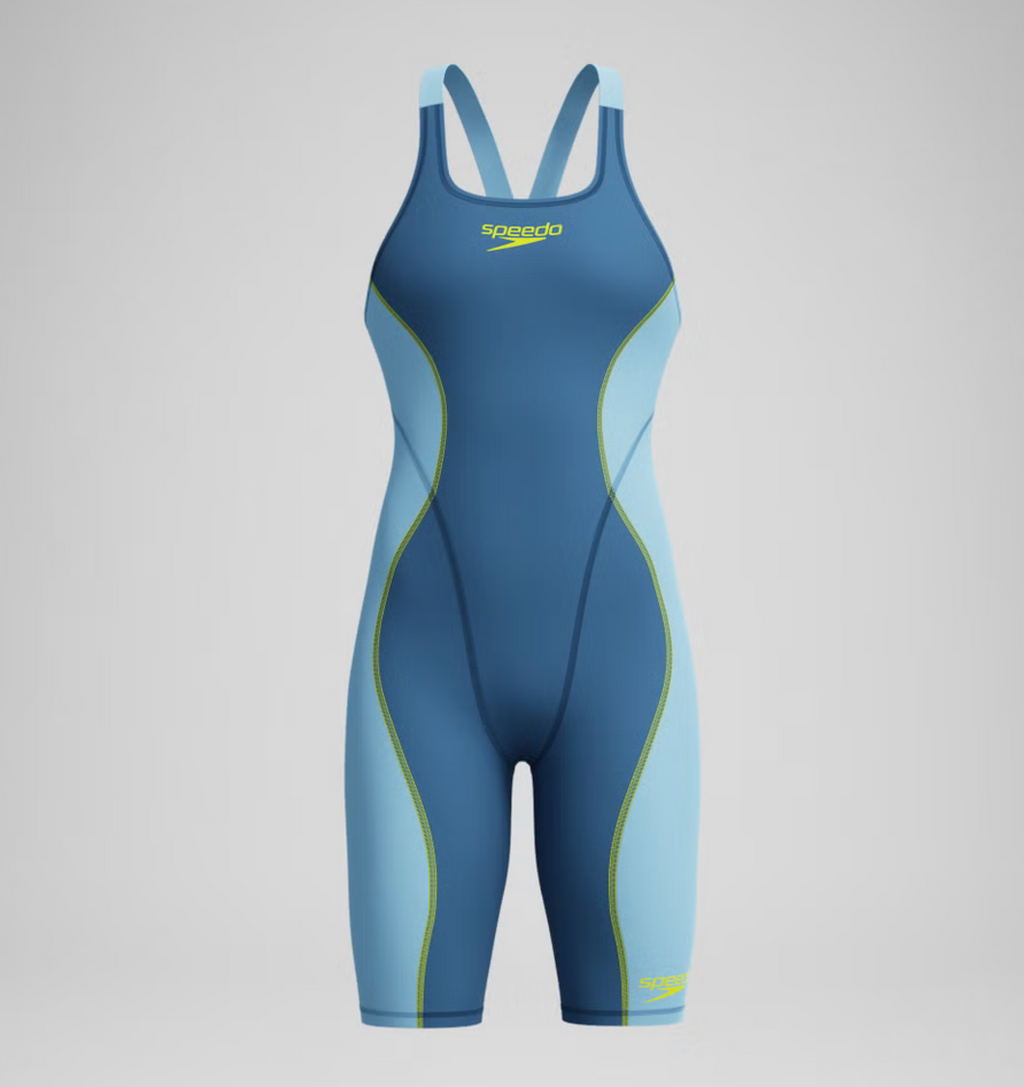 Speedo - NEW Women's Fastskin HyperSpark Openback Kneeskin - Blue