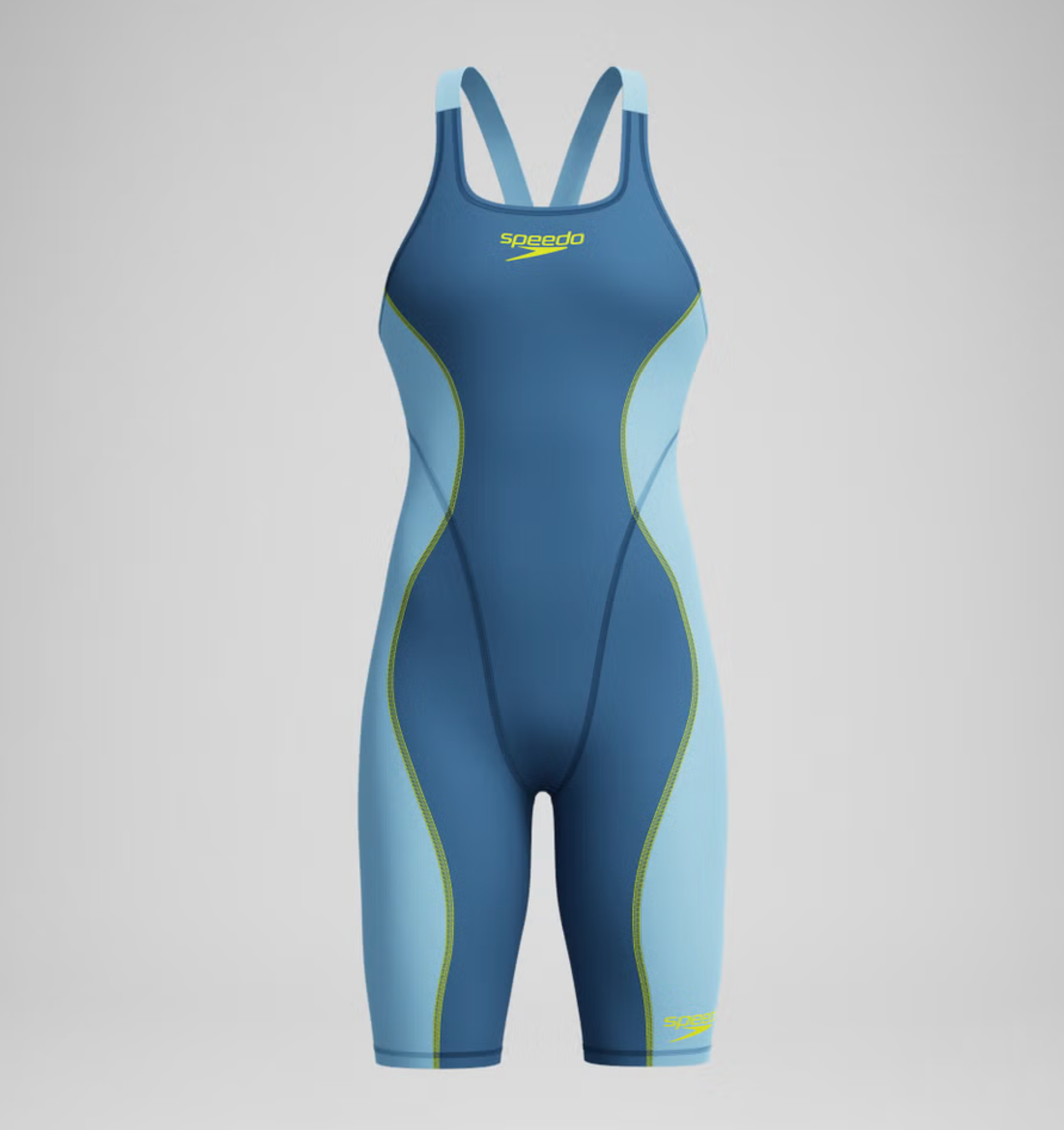 Speedo - NEW Women's Fastskin HyperSpark Openback Kneeskin - Blue