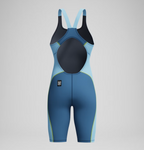 Speedo - NEW Women's Fastskin HyperSpark Openback Kneeskin - Blue