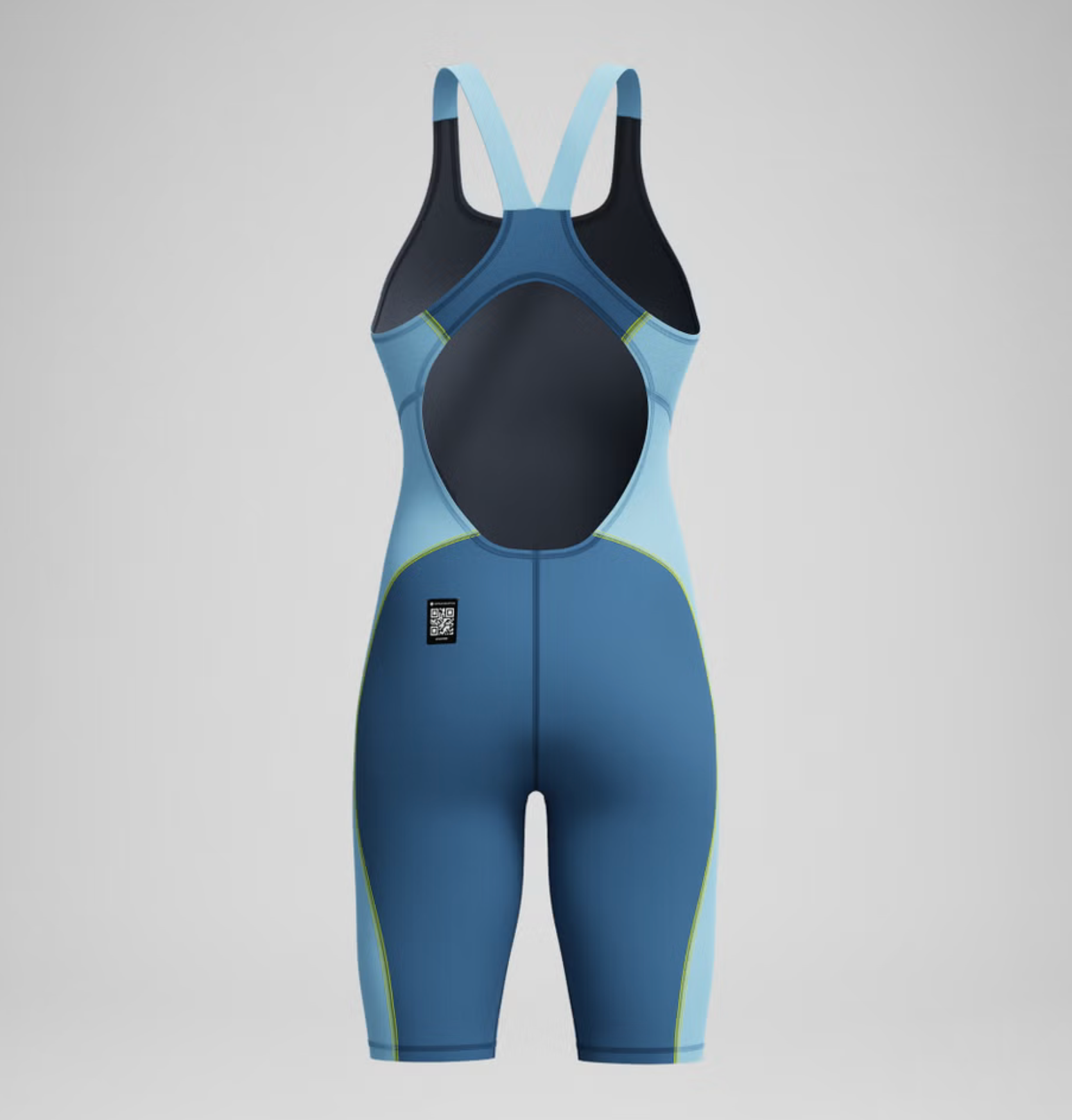 Speedo - NEW Women's Fastskin HyperSpark Openback Kneeskin - Blue