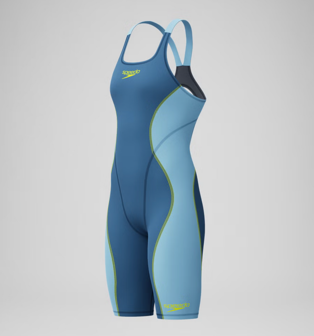 Speedo - NEW Women's Fastskin HyperSpark Openback Kneeskin - Blue
