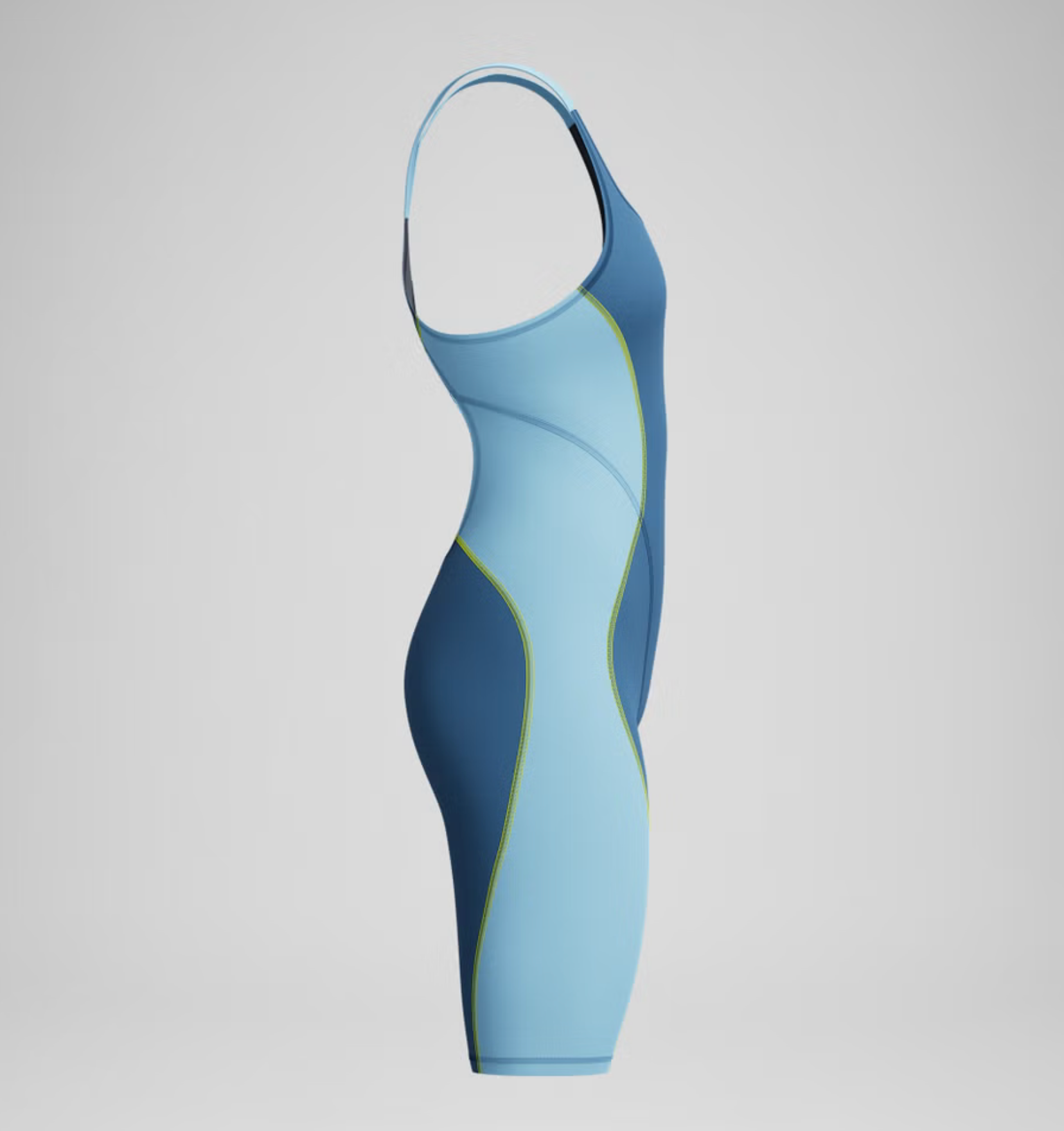 Speedo - NEW Women's Fastskin HyperSpark Openback Kneeskin - Blue