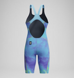 Speedo - NEW Women's Fastskin HyperSpark Openback Kneeskin - Blue/Purple