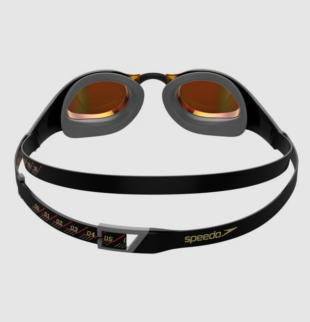 Speedo - Fastskin Pure Focus Mirror Goggles - Black/Red