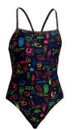 Funkita - Women's Swim Secure One Piece- DOODLES