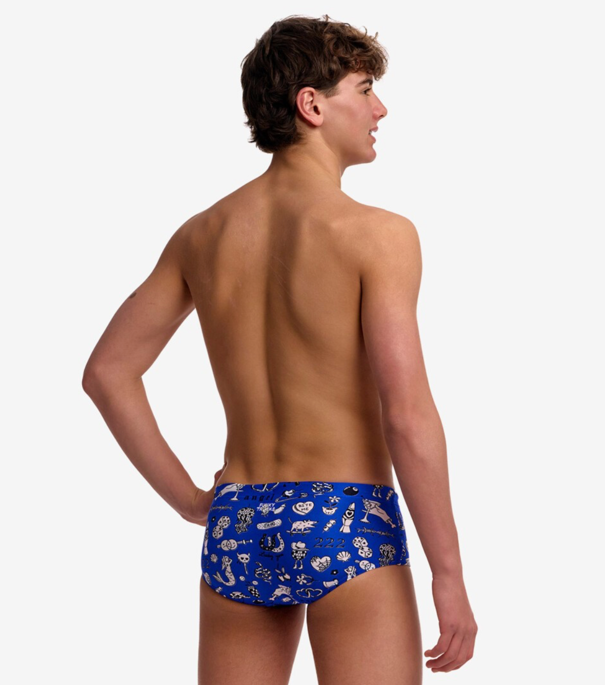 Funky Trunks - Scratchy - Boys Sidewinder Trunk