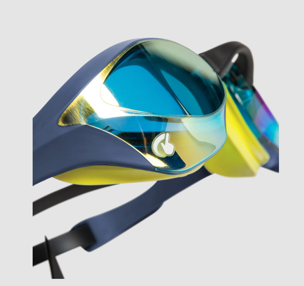 Arena Cobra Ultra Swipe Mirror Goggles - Aqua/Shark