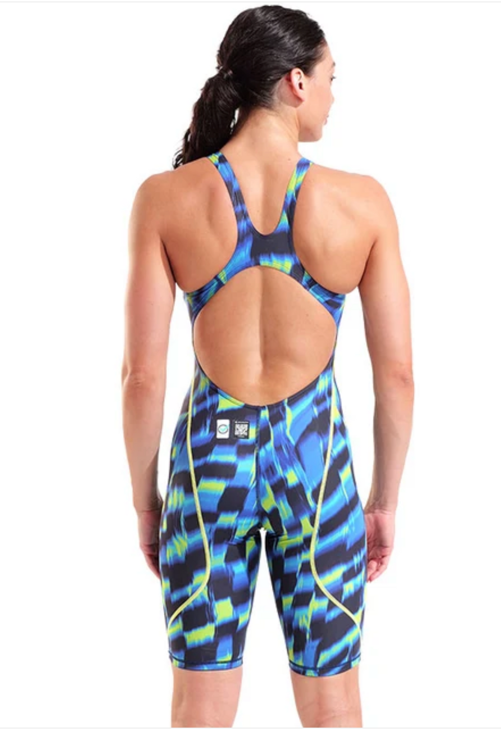 Arena Powerskin ST Next Kneeskin Openback  - LIMITED EDITION - Aqua/Gleam