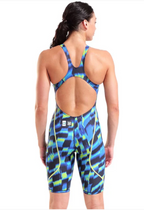 Arena Powerskin ST Next Kneeskin Openback  - LIMITED EDITION - Aqua/Gleam