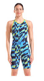 Arena - Powerskin Carbon-AIR3 Open Back - Aqua/Gleam