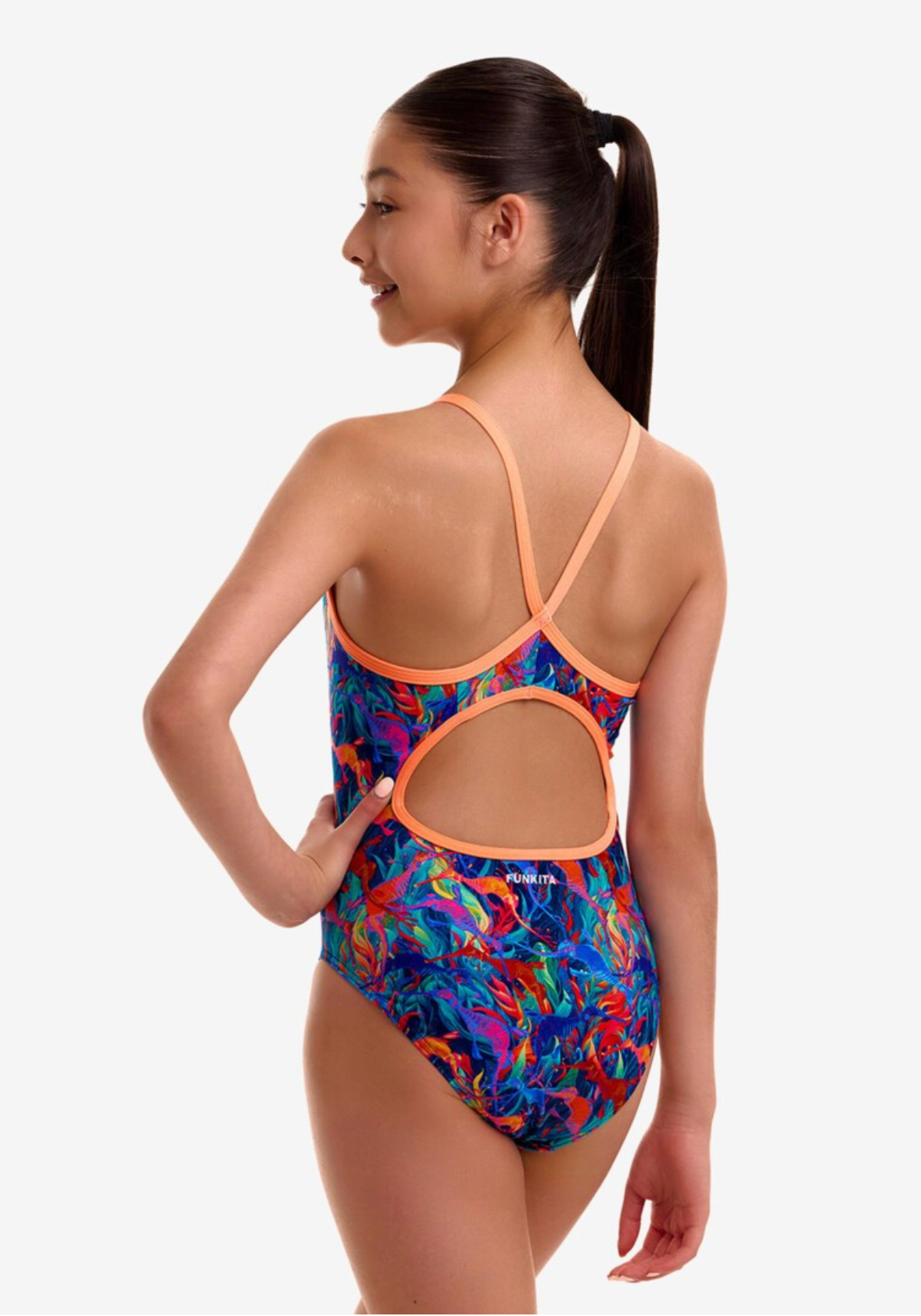 Funkita - Weedy One - Girls Eco Diamond Back One Piece