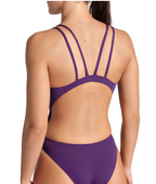 Arena - WOMENS TECH MULTI BACK SWIMSUIT - Plum/White