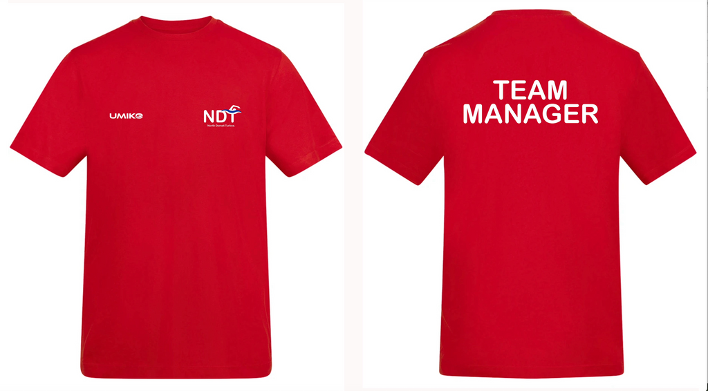 North Dorset Turbos - Coach/Team Manager Cotton T-shirt - Men's / Unisex