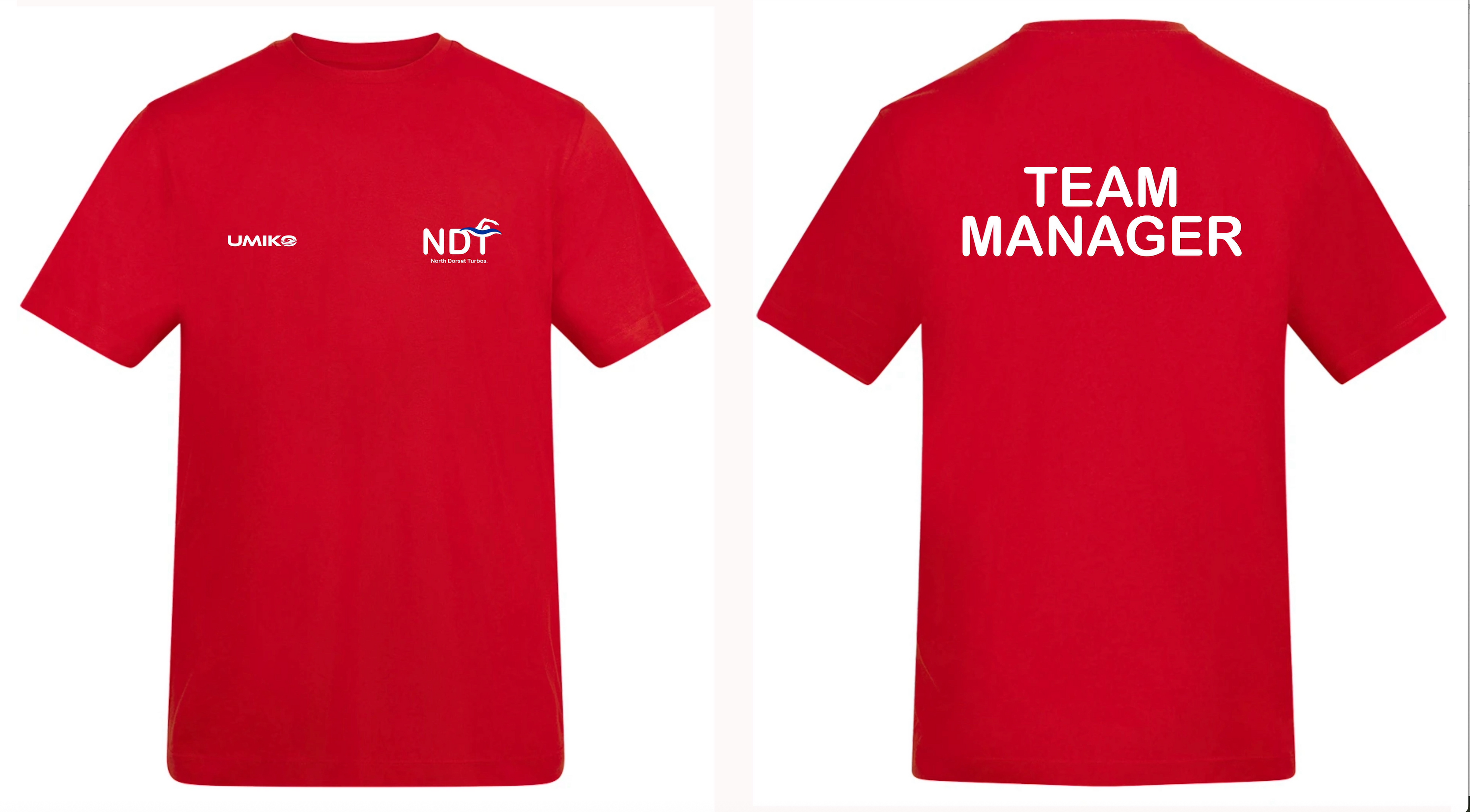 North Dorset Turbos - Coach/Team Manager Cotton T-shirt - Men's / Unisex