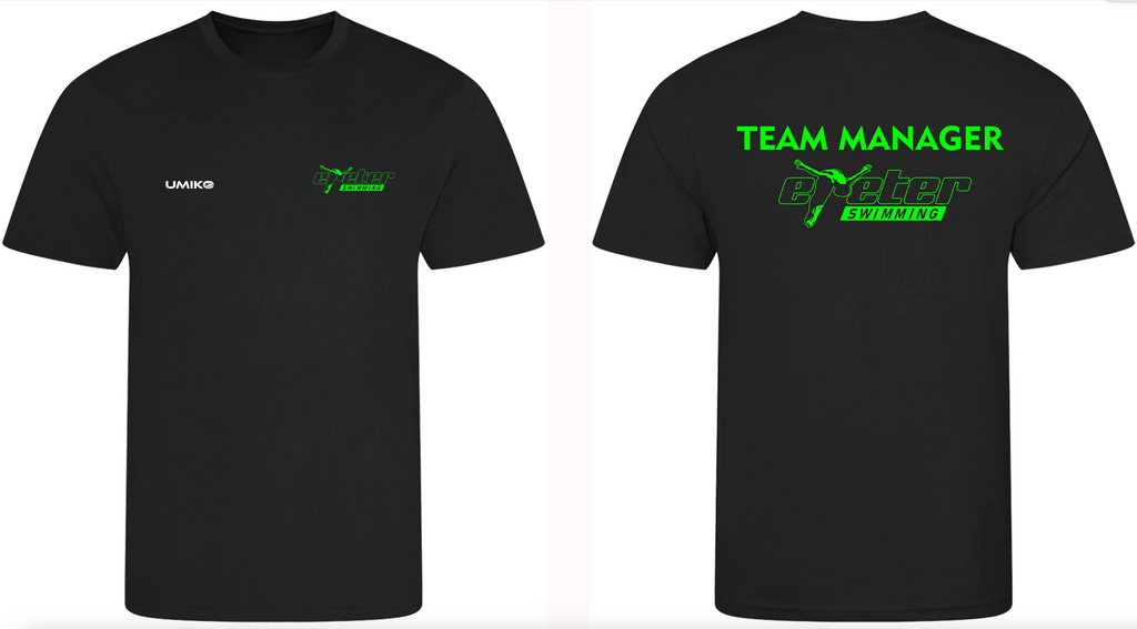 Exeter SC - Team Managers / Volunteers Performance T’shirt – Umiko
