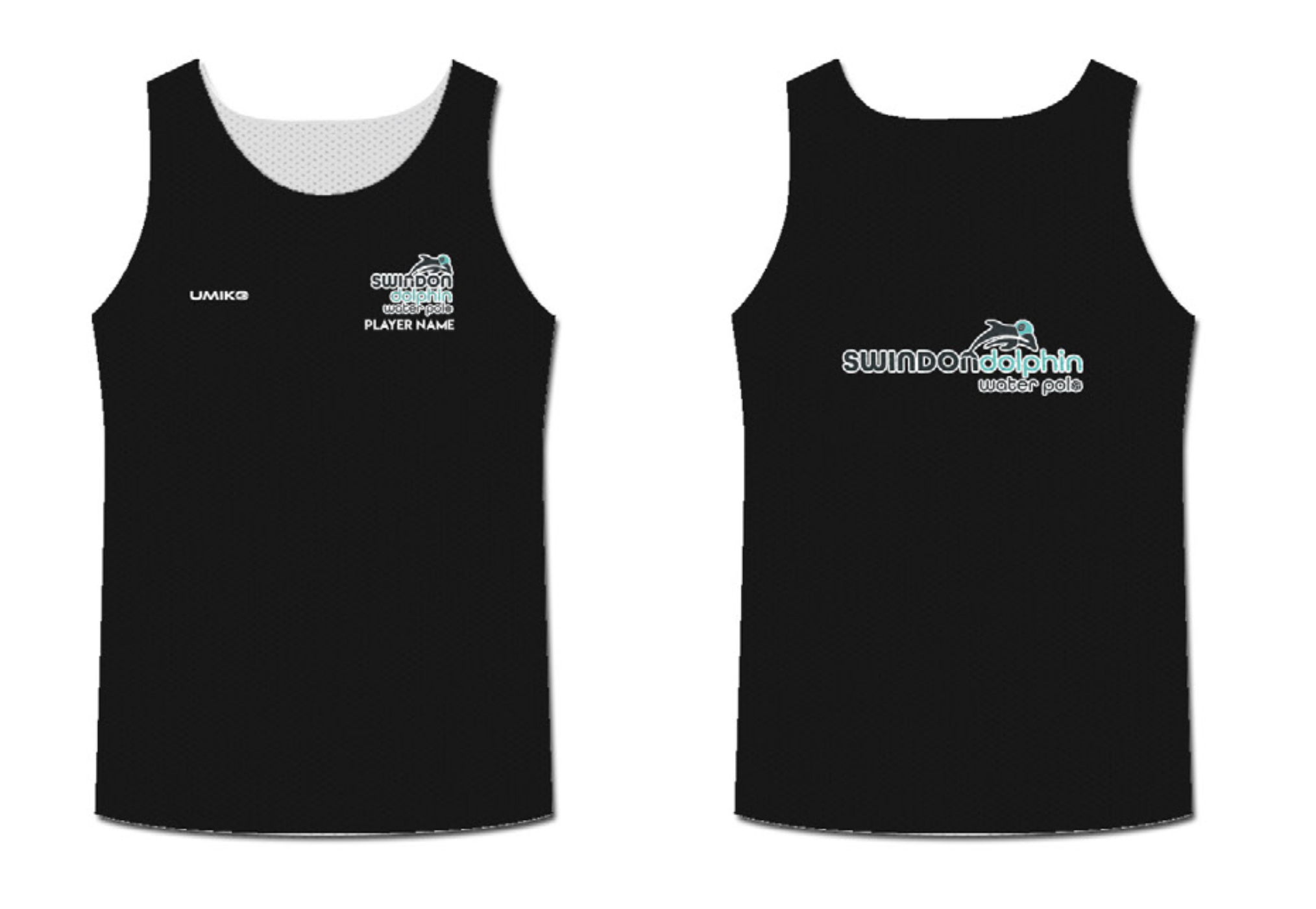 Swindon Dolphins Water Polo - Tech Vest Top – Mens/Boys/Unisex