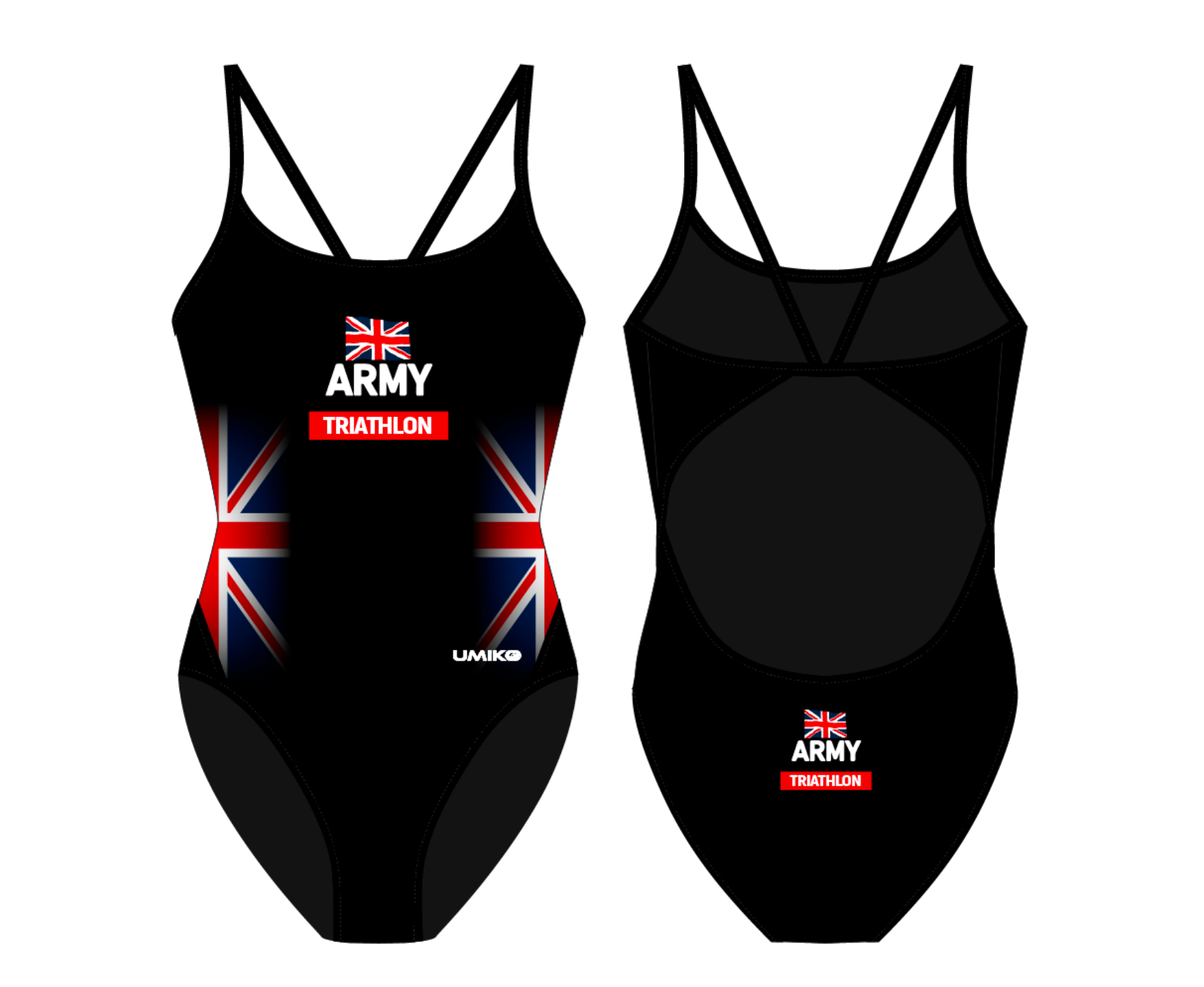 ARMY Triathlon - Thin Strap Swimming Costume - Umiko