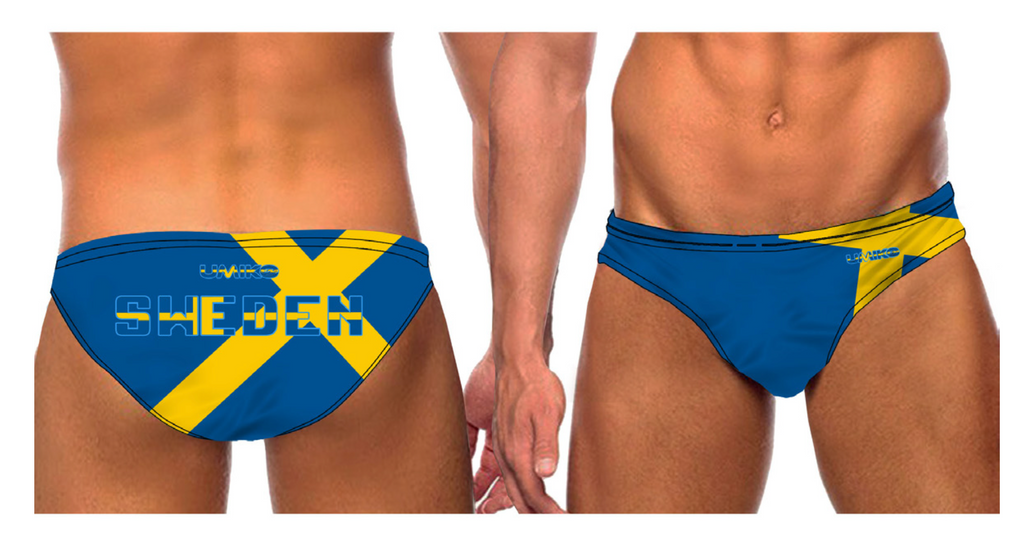 Nations Range - Sweden Water polo trunks – Umiko